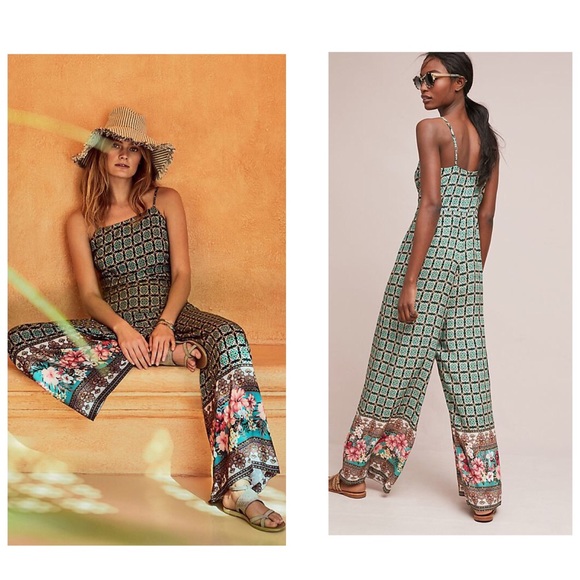 Anthropologie Pants - NWT ANTHROPOLOGIE FARM RIO HONOLULU JUMPSUIT XL